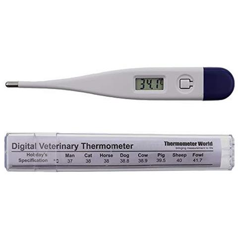 Digital Veterinari Termometro Per Single Di Cani Gatti Cavalli Animali Con Grafico Spec Free Veterinaria Hobday - Foto 1
