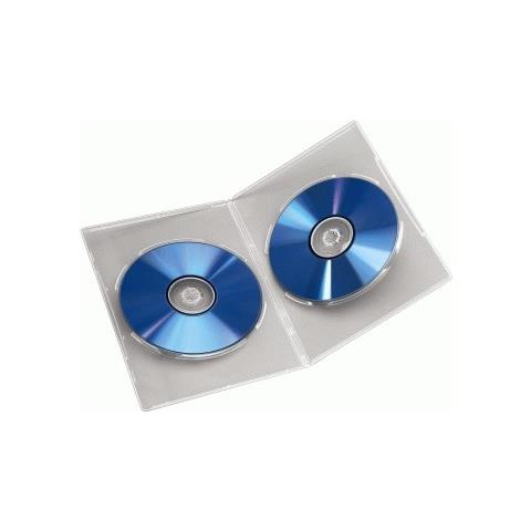 Double DVD Jewel Case, Slim 5, transparent 2dischi Trasparente - Foto 1