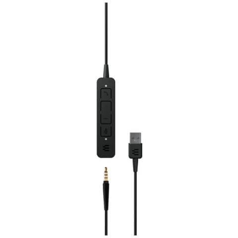 Adapt 165 USB II Cuffia Stereo Padiglione Auricolare Cablato con Microfono Integrato Colore Nero  - Foto 5