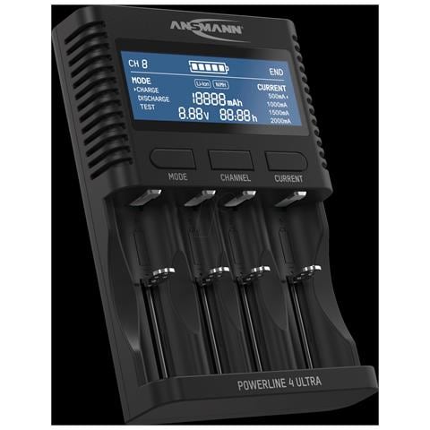 Ansmann Ans 1001-0080 - Tischladegert Powerline 4 Ultra, Nimh, Li-ion (1001-0080) - Foto 1