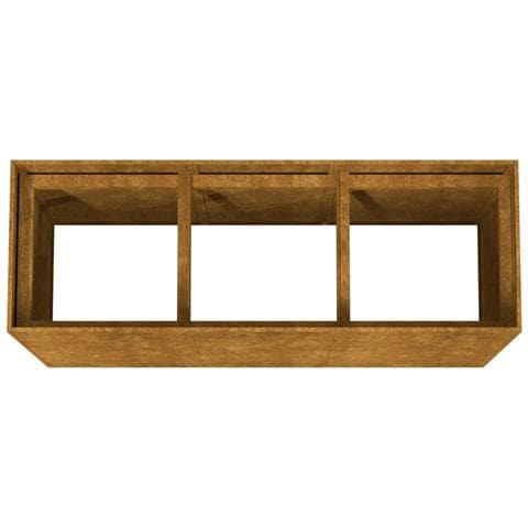 Fioriera Rialzata da Giardino 120x40x80 cm in Acciaio Corten - Foto 2