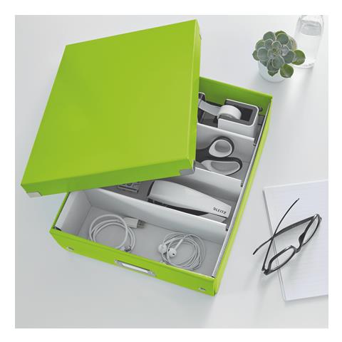 Leitz Click & Store Wow Armadietto Portaoggetti Rettangolare Polipropilene (pp) Verde - Foto 3