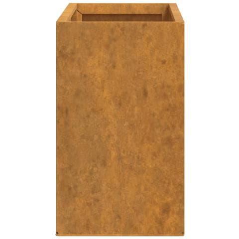 Fioriere Da Parete 2 Pz Ruggine In Acciaio Corten 53x10x17 Cm - Foto 2