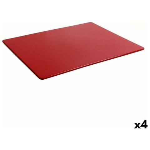 Vassoio Per Aperitivi Viejo Valle Bayahibe Melammina Rosso 32,5 X 26,5 X 0,5 Cm (4 Unità) - Foto 1