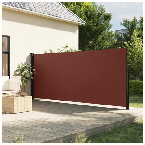 Tenda Da Sole Laterale Retrattile Marrone 160x300 Cm - Foto 1