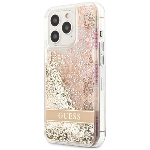 Cover Per Iphone 14 Pro Max Floating Flower Glitter, Oro - Foto 1