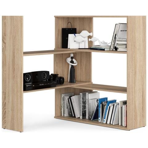 Scaffale TWIST, 3 ripiani, 173,6x30x109,3 cm, Colore Sonoma Quercia - Foto 1