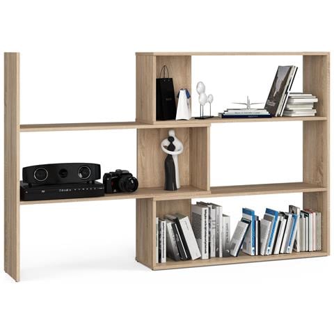Scaffale TWIST, 3 ripiani, 173,6x30x109,3 cm, Colore Sonoma Quercia - Foto 2