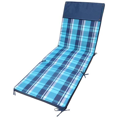 Lives - Cuscino Lettino Con Doppia Cucitura Idrorepellente A Quadri - Foto 1