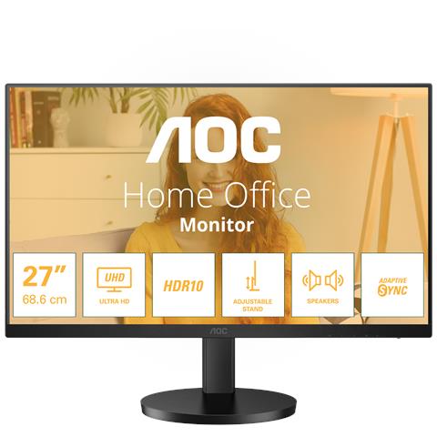U27B3AF Monitor PC 68,6 cm (27") 3840 x 2160 Pixel 4K Ultra HD LED Nero - Foto 1