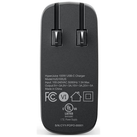 100W GaN Charger Computer portatile, Smartphone, Tablet Nero AC - Foto 6