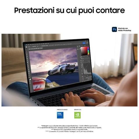 Galaxy Book4 Intel Core 7 150u Computer Portatile 39,6 Cm (15.6'') Full Hd 16 Gb Lpddr4x-sdram 512 Gb Ssd Wi-fi 6 - Foto 2