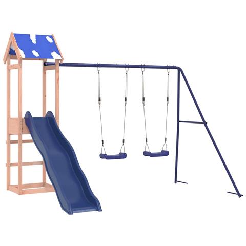 Set Da Gioco Da Esterno In Legno Massello Di Douglas - Foto 2