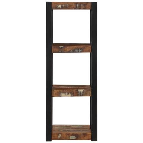 Mensola Da Parete Multicolore 35x35x100 Cm In Legno Recupero - Foto 2