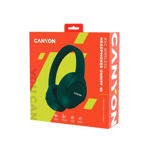 CNS-CBTHS10GN cuffia e auricolare Con cavo e senza cavo A Padiglione Chiamate /Musica /Sport /Tutti i giorni Bluetooth Verde - Foto 2