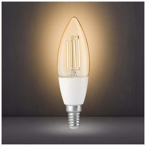 Smartlight130 Lampada A Filamento Intelligente A Led 4,5w E14 Wi-fi, Trasparente - Foto 2