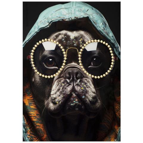 Stampa Su Tela Cane 12 - Multicolore - Legno - 42,5x2,8x82,5 Cm - Foto 2