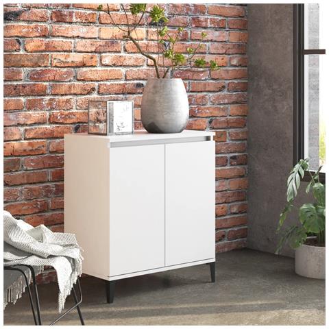 Lusso Casadino -  Credenza Bianca 60x35x70 Cm In Legno Multistrato - Foto 8