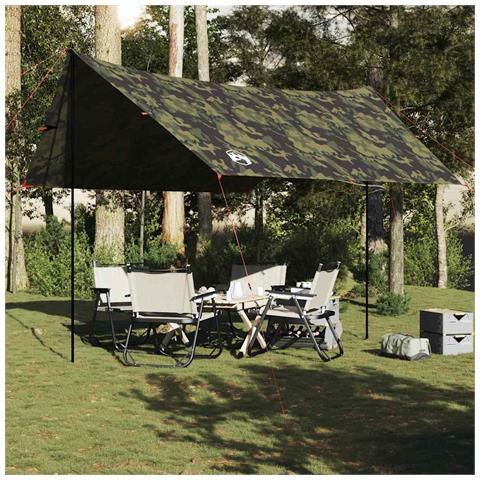 Telone da Campeggio Mimetica 462x306x211 cm Impermeabile - Foto 2
