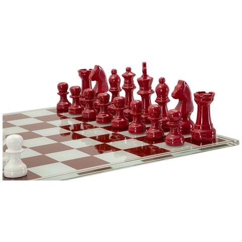 Scultura Scacchiera 1 - Multicolore - Poliresina - 61x61x14 Cm - Foto 2