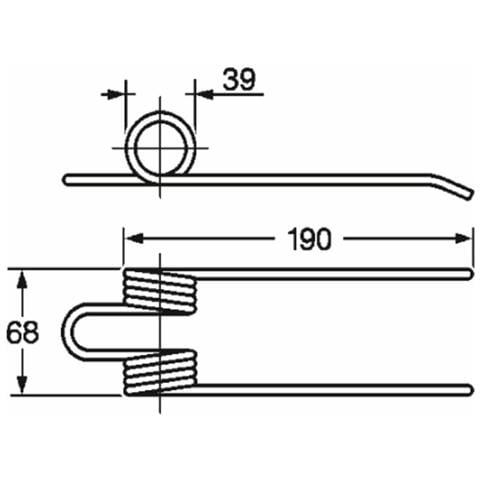 Dente Pick-up Adattabile New Holland 80161367 Filo 4,5 Confezione Da 10 Pezzi - Foto 1