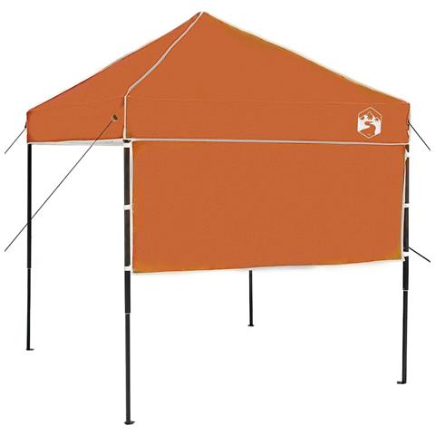 Tenda Aggiuntiva Pop-Up Arancione 200 x 200 cm Tessuto - Foto 1