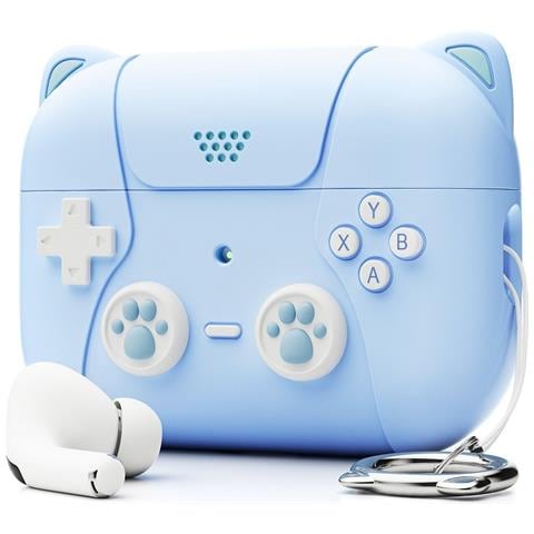 Custodia Protettiva In Silicone Compatibile Con Apple Airpods Pro 3 - Antigraffio, Antiurto Blue - Foto 1