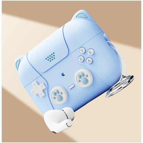 Custodia Protettiva In Silicone Compatibile Con Apple Airpods Pro 3 - Antigraffio, Antiurto Blue - Foto 2