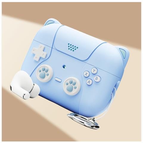 Custodia Protettiva In Silicone Compatibile Con Apple Airpods Pro 3 - Antigraffio, Antiurto Blue - Foto 3