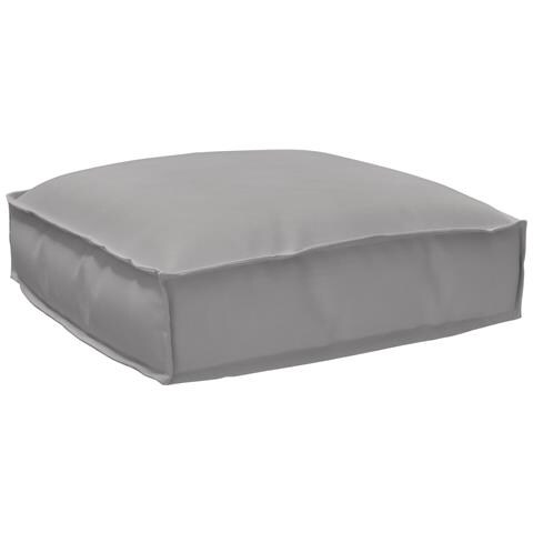 Cuscino per seduta pallet Grigio 50 x 50 x 12 cm Tessuto Oxford - Foto 1