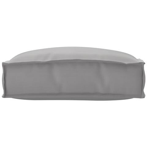 Cuscino per seduta pallet Grigio 50 x 50 x 12 cm Tessuto Oxford - Foto 2