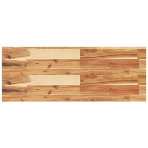 Piano per Tavolo 80x30x4cm Rettangolare Legno Massello Acacia - Foto 1