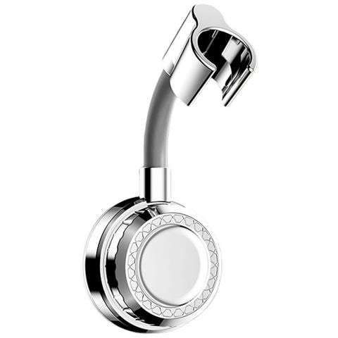 Supporto Universale A Ventosa Per Soffione Doccia - Regolabile E Senza Foratura Silver - Foto 1