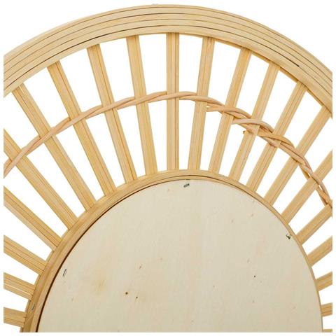 Specchio In Bambù Marrone D46,5x2h - Foto 8