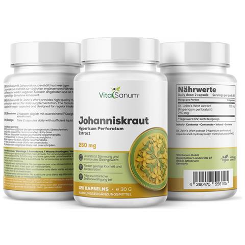 Erba di San Giovanni 500 mg 120 Capsule Integratore alimentare - Foto 1
