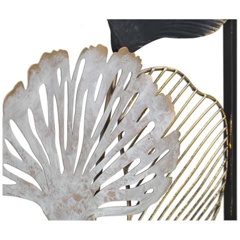 Decorazione In Metallo 3d Foglia 35-multicolore-metallo-31x3,5x90 Cm - Foto 2