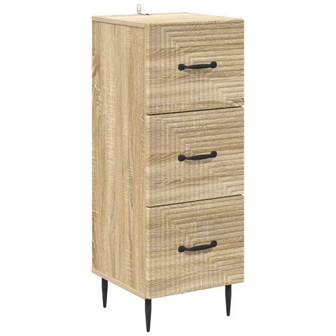 Mobile con Cassetti Rovere Sonoma 33 x 34,5 x 89,5 cm - Foto 1