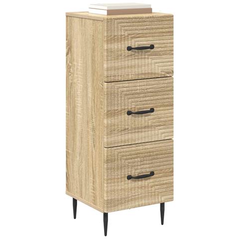 Mobile con Cassetti Rovere Sonoma 33 x 34,5 x 89,5 cm - Foto 2