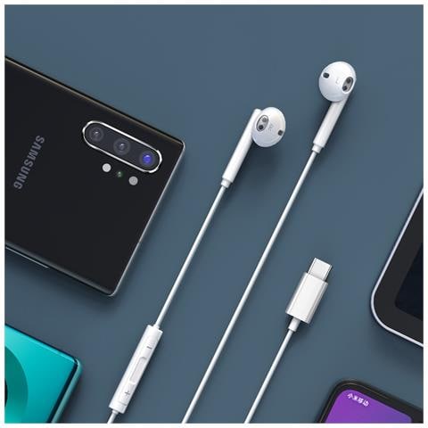 Auricolari Cablati per Samsung - Bianco - Foto 4