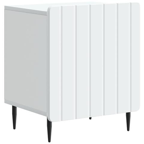 Armadio da Notte Bianco 43 x 34,5 x 52 cm Legno ingegnerizzato - Foto 1