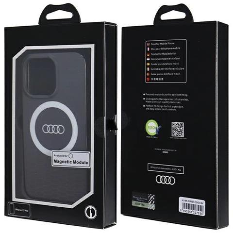 Custodia Audi Iml Big Logo Magsafe Per Iphone 13 Pro / 13 - Nera - Foto 7