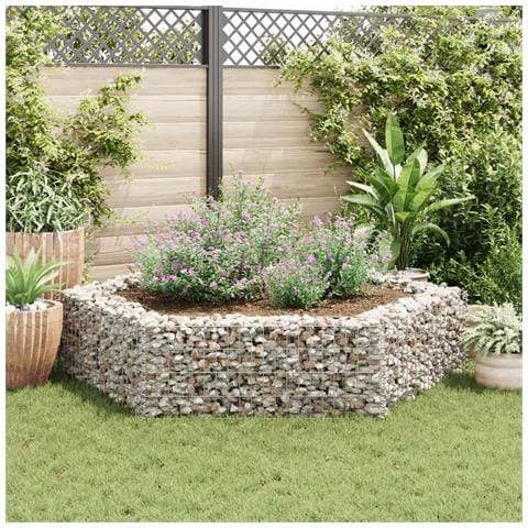 Gabbione Fioriera Esagonale 200x173x40 Cm - Foto 4