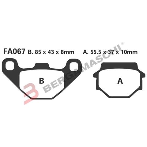 B1r R1406700 Pastiglie R Ktm-husqvarna-kawa Fa067r - Foto 1