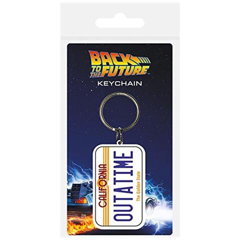 Bttf License Plate Keyring Portachiavi - Foto 2