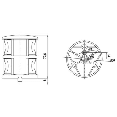Luci Fos Led 12 Tricolor Anchor Light Elettronica One Size - Foto 2
