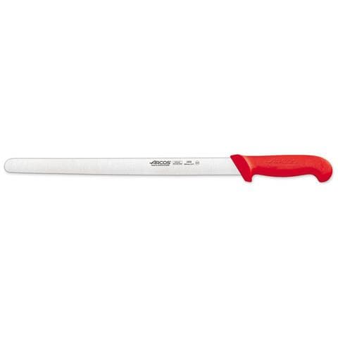 Serie 2900 - Coltello Prosciutto - Lama Acciaio Inossidabile Nitrum 350 Mm - Manico Polipropilene Colore Rosso - Foto 1