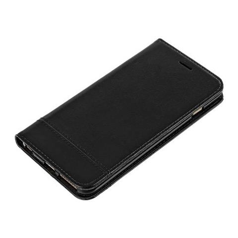 Wallet Folio Case, Cover A Libro - Apple Iphone 6 Plus / 6s Plus - Nero - Foto 1