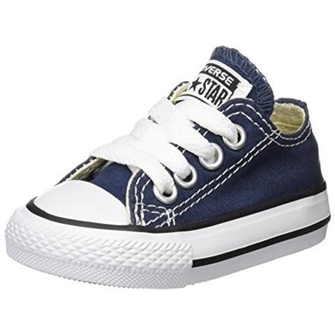 Chuck Taylor Inf C / T A / S Ox Canvas, Pantofole Unisex-bambini, Blu (navy 410), 18 Eu - Foto 1