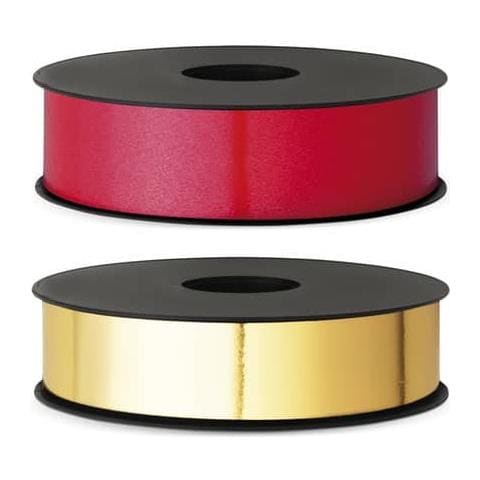 Nastro Da Regalo In Rocchetto 30 Mm X 100 Mt Oro Conf. 10 Pezzi - 6870. oro - Foto 1