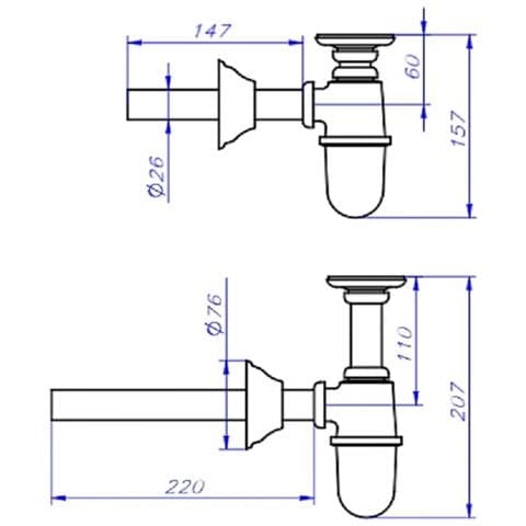 Fontana Mod. palma Per Casa Giardino Con Rubinetto E Sifone In Ottone Cromato - Foto 3